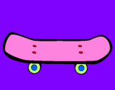 Desenho Skate II pintado por Judica