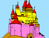 Desenho Castelo medieval pintado por VASCO