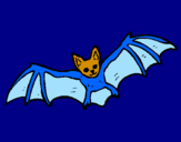 Desenho Morcego a voar pintado por gustavo