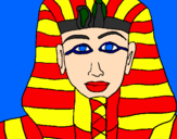 Desenho Tutankamon pintado por JUNIOR =]
