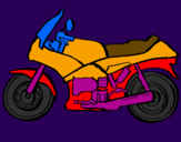 Desenho Motocicleta pintado por carlos