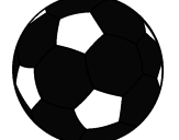 Desenho Bola de futebol II pintado por Fer