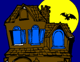 Desenho Casa do mistério pintado por susanna555