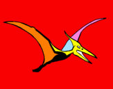 Desenho Pterodáctilo pintado por antonio