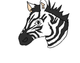 Desenho Zebra II pintado por JOÃO PEDRO DA SILVA RAMOS