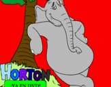 Desenho Horton pintado por Bruno