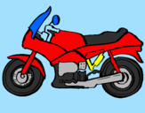 Desenho Motocicleta pintado por ADAM