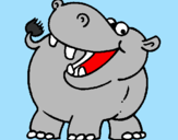 Desenho Hipopótamo pintado por Hipopotamo