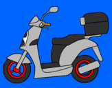 Desenho Ciclomotor pintado por ysgo
