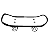 Desenho Skate II pintado por Zu