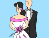 Desenho Marido e esposa II pintado por LETICIA