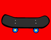 Desenho Skate II pintado por vinicius