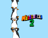 Desenho Madagascar 2 Pingüinos pintado por Ângelo