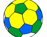 Desenho Bola de futebol II pintado por junior
