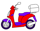 Desenho Ciclomotor pintado por ryuyg