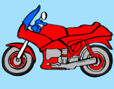 Desenho Motocicleta pintado por pedro  h