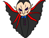 Desenho Vampiro aterrorizador pintado por Xana1999