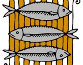 Desenho Peixe pintado por pedro antonio
