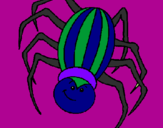 Desenho Aranha pintado por hugo mendes
