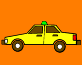 Desenho Taxi pintado por vitor