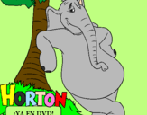 Desenho Horton pintado por juju
