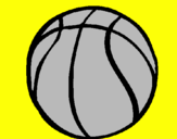 Desenho Bola de basquete pintado por debvclkijuytwqaszxcbjmn
