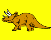 Desenho Triceratops pintado por anónimo