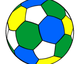 Desenho Bola de futebol II pintado por DITO LIMA
