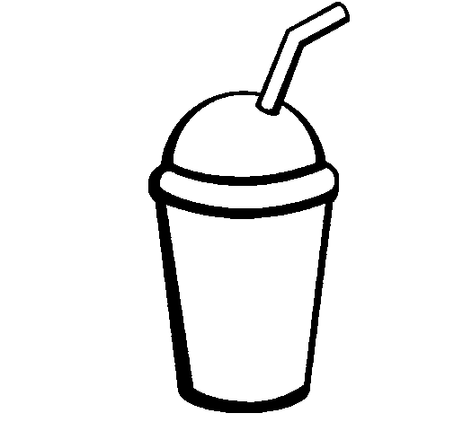 Desenho de Milkshake para colorir  Desenhos para colorir e imprimir gratis