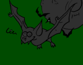 Desenho Morcego louco pintado por Nadim_bittar