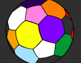 Desenho Bola de futebol II pintado por neide