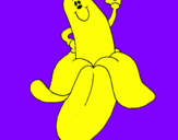 Desenho Banana pintado por Bruno