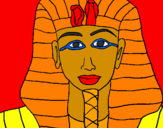 Desenho Tutankamon pintado por Tutankamon