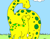 Desenho Dinossauros pintado por jhonny