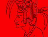 Desenho Chefe da tribo pintado por bruno