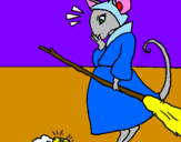 Desenho La ratita presumida 2 pintado por sarocas