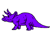 Desenho Triceratops pintado por maxi
