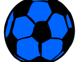 Desenho Bola de futebol pintado por thierry