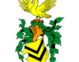 Desenho Escudo de armas e águia pintado por raul
