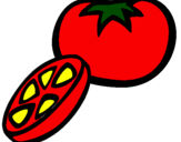 Desenho Tomate pintado por ATOMETA