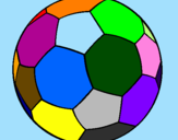 Desenho Bola de futebol II pintado por cindy