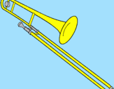 Desenho Trombone pintado por nogueiraxp
