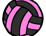 Desenho Bola de voleibol pintado por jaquare