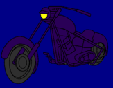 Desenho Moto pintado por gabriel