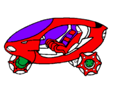 Desenho Moto espacial pintado por ntftrf