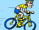 Desenho Ciclismo pintado por mayra