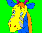 Desenho Cara de girafa pintado por mataheus henrique