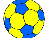 Desenho Bola de futebol II pintado por Fe