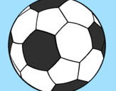 Desenho Bola de futebol II pintado por Mara