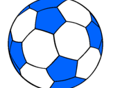 Desenho Bola de futebol II pintado por Fer